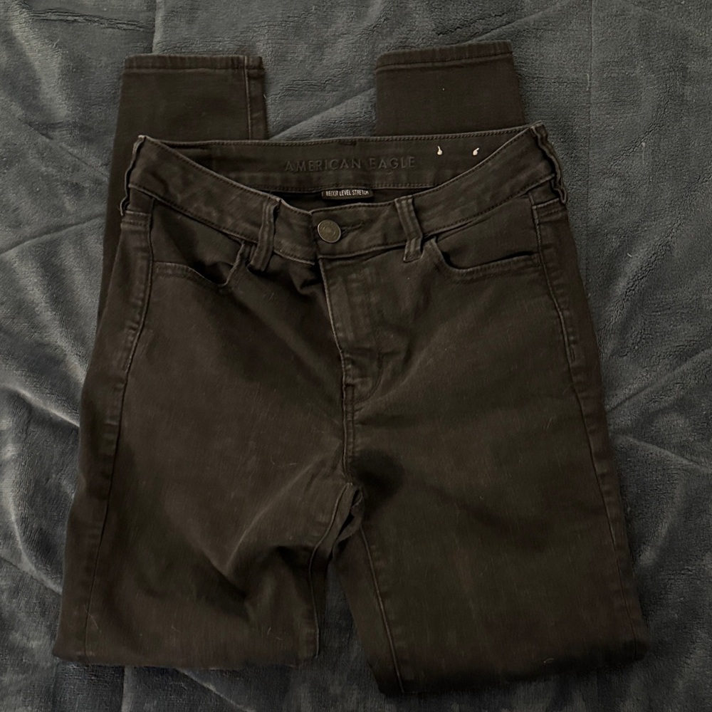 American Eagle Outfitters High Rise Jeans - Dark Brown